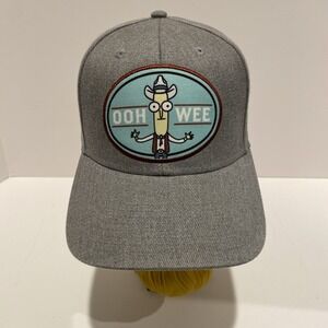 Rick and Morty Hat Cap‎ SnapBack Gray Mr Poopy Bhole "ooh Wee"